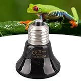 Akozon Casquillo de Lámpara de Calor de Cerámica E27 para Reptiles - Portalámparas de Calor por Infrarrojos para Tortugas,