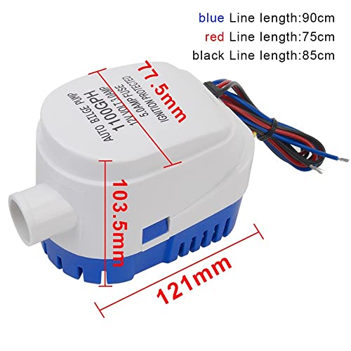 Gboots Water Pump Accessories 1100Gph With Float Switch Automatic Boat Bilge Pump, Auto Submersible Electric Water Pumps Boat Bilge Water Pump #TOP1