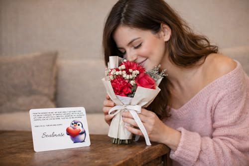 Bouquet de fleurs de savon pour la Saint-Valentin et anniversaires