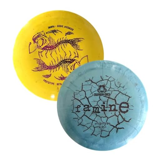 DOOMSDAY DISCS Famine 2-Pack Distance Driver | Prototype Runs for Disc Golf Collectors and Players