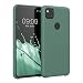 Produktbild kwmobile Hülle kompatibel mit Google Pixel 4a Hülle - Silikon Handy Case - Handyhülle weiche Oberfläche - kabelloses Laden - Tannengrün