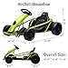 24V Go Kart for Kids 8-12 Years, 300W*2 Extra Powerful Motors, 9Ah Large Battery 8.1MPH High Speed Drifting with Music, Horn,Max Load 155lbs Outdoor Ride On Toy for Teens (Green)