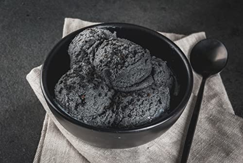 Nero-Eispaste » Schwarzes Vanilleeis » für aromatisches Eis » Auch zum Verfeinern von leckeren, Desserts, Getränke, Pralinen Torten und vielem mehr » Inhalt 250 g – Bild 7