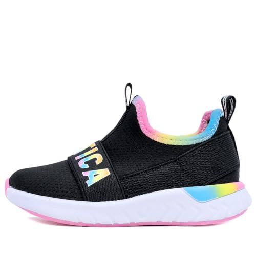 Nautica Girls' Slip-On Sneaker - Athletic Running Kids' Shoe for Walking, Running, Tennis, and Sports (Toddler/Little Kid)2