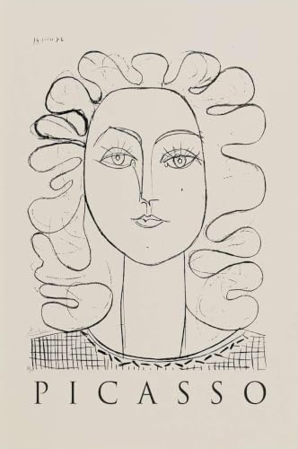 Portrait d’une femme de Pablo Picasso | Toile d’art abstrait Matvsd Kohecs 40x60 cm