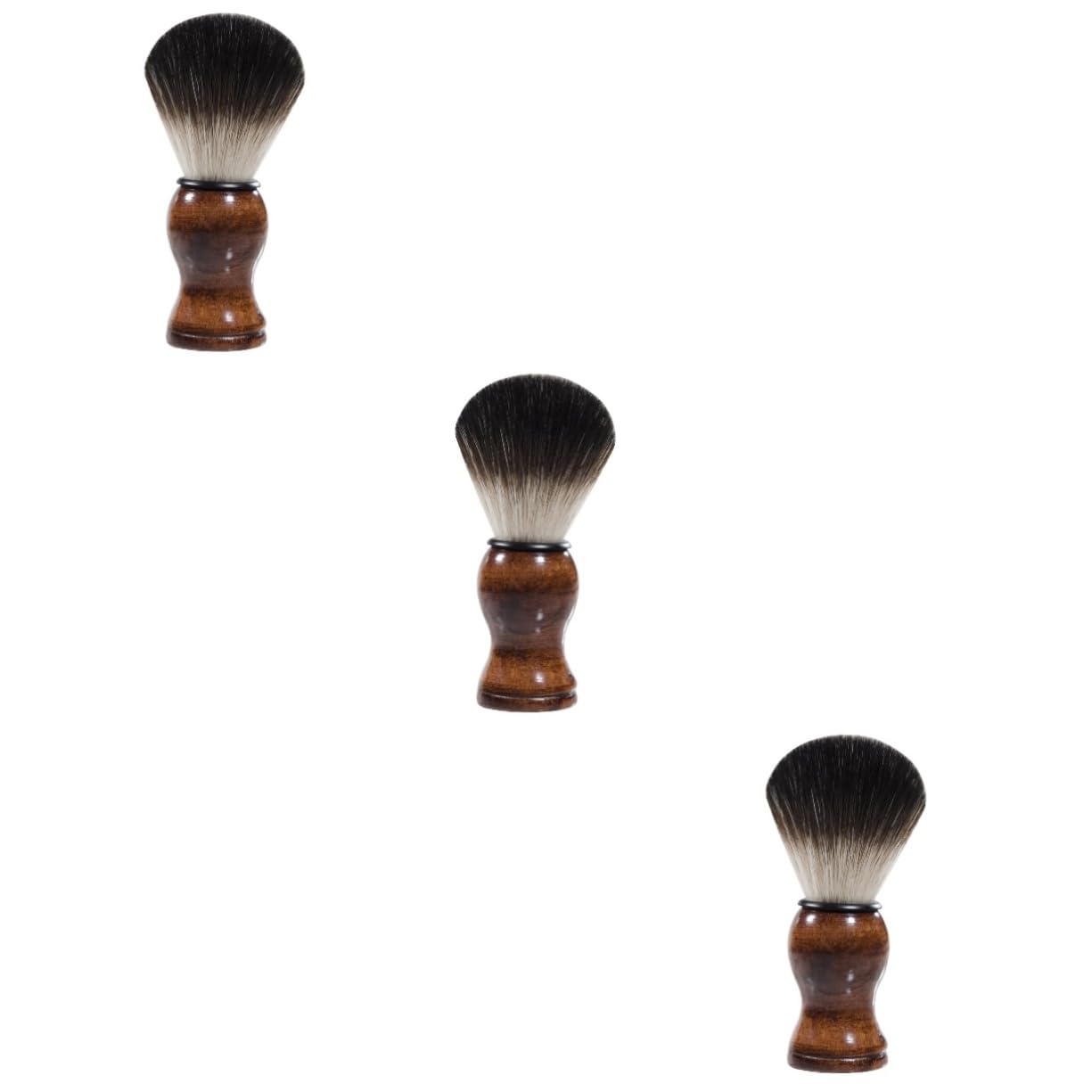 FRCOLOR 3 Pz Spazzola Per Barba Pennello Da Barba Portatile Pennello Da Barba Styling Farsi La Barba Spazzola Morbida Per Barba Radersi Per Gli Uomini Pennello Da Barba Da Barba Di Legno