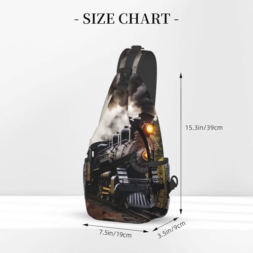 Bolso Cruzado Masculino Tipo Mochila Diagonal para Senderismo miniatura 3