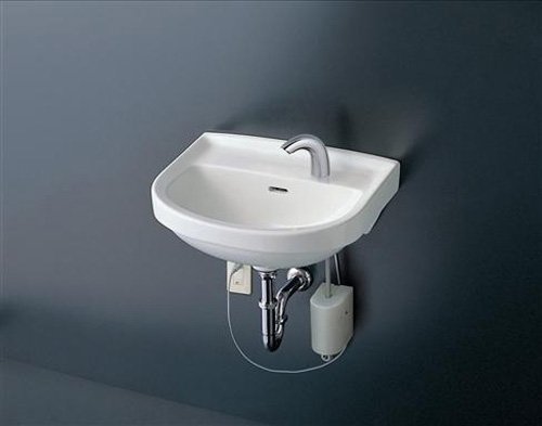 Amazon | TOTO 壁掛小形洗面器 パステルアイボリー L210D#SC1 | 洗面台