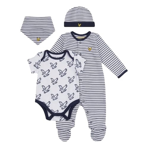LYLE & SCOTT Newborn LSC1257002 Lyle & Scott Baby & Toddler 4 Piece Infant Gift Set