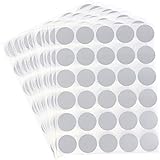 510-Pack Scratch-Off Stickers - 1-Inch Round Quarter Sized Circle DIY Peel and Stick Adhesive...