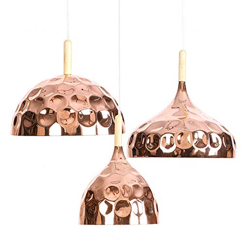 Suspension métal argenté pour illuminer un restaurant sombre avec style E27