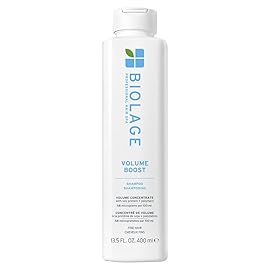 Biolage Volume Boost Shampoo - Long-Lasting Volume, Gently Cleanses, Adds Lightweight Shine To Fine Hair, Soy Protein & Polymers, Vegan, Paraben-Free, 13.5 Fl Oz
