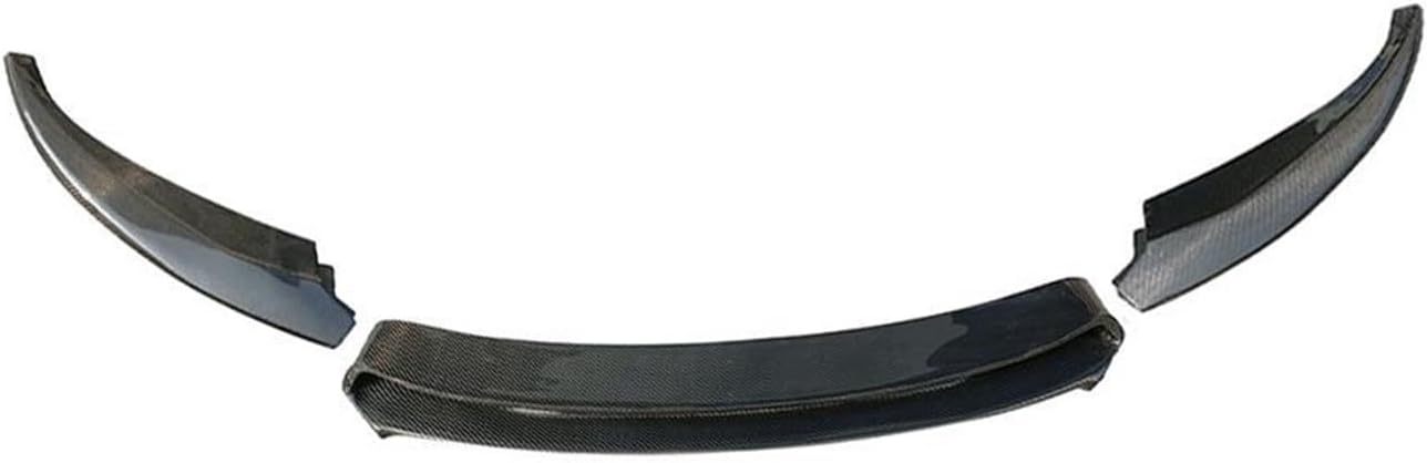 Carbon Fiber Front Lip Spoiler Splitters ，Compatible For BMW 6 Series F06 F12 F13 M6 Standard 2014-2017 Bumper Protector Car Accessories(FRP Unpainted Black)
