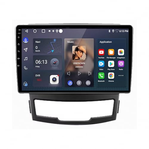 GPS Poids Lourd Autoradio Bluetooth Android SsangYong Korando 3 Actyon 2