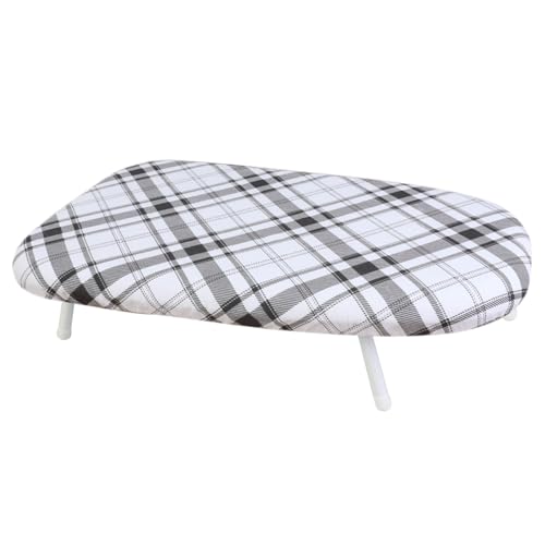 ISCBAFYX Compact Tabletop Ironing Board, Small Spaces, Foldable Ironing Board Small, Household Essentials Table top Ironing Board (Color : Brown, Size : Ironing boards)