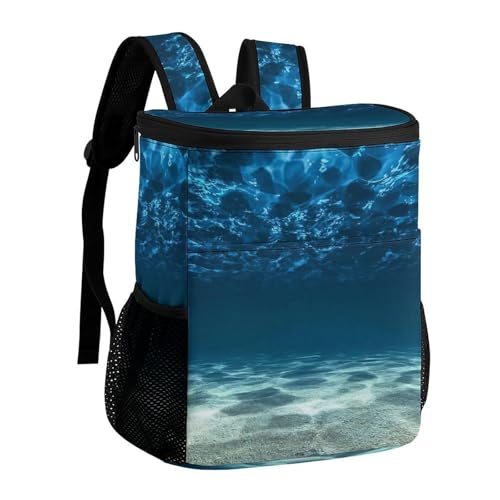 Sac à dos isotherme idéal pour le camping et le pique-nique en plein air Blue Ocean Sea