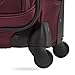 SwissGear Sion Softside Expandable Luggage – Carry-On Suitcase with 360 Degree Wheels & Retractable Handle – 21 Inch, Perfect for 1-3 Night Trips – Merlot