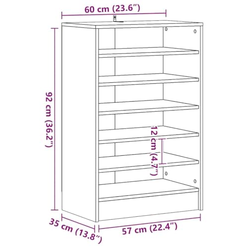 Rangement chaussures empilable compact avec 7 grands compartiments - 3