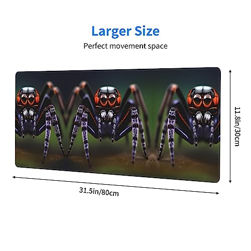 Alfombrilla de mouse extragrande de araña tropical que optimiza la precisión en tu computadora 3