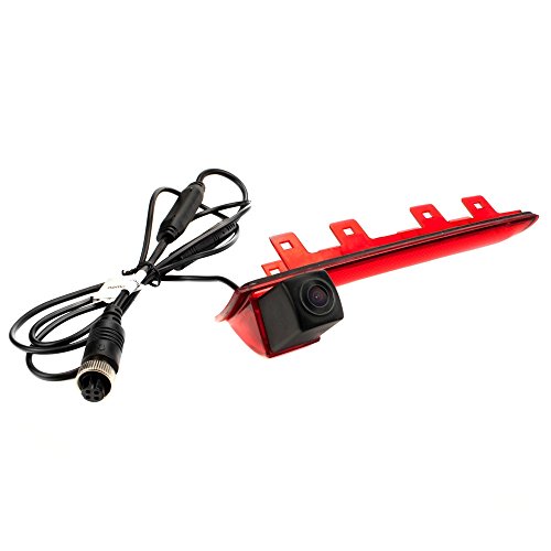 Cámara trasera de visión trasera en 3. Luz de freno incluye 15 m Cable para VW T5 y T6 (desde 2010) con Split luz de freno