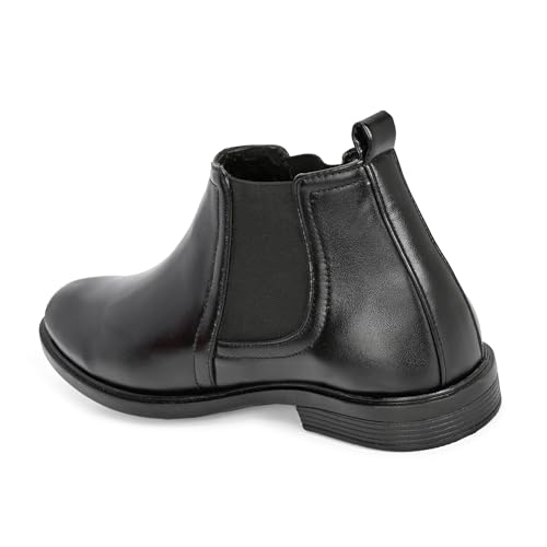 Image of Amico Men's Slip On Fashion Chelsea Boots | High Tops, Soft Cushioned Insole, Comfortable Fit, Trendy, Stylish Boots