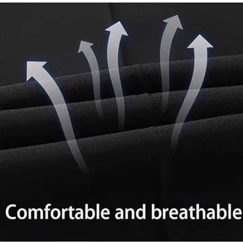 Dualego Super Stretch Ice Silk Comfort Everyday Pants, Easemotions Mens Pants Casual Quick-Drying2