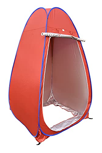 Homecute Foldable Portable Pop up Cloth Changing Tent or Toilet Tent for Camping Hiking and Picnic -Red