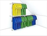 Profi Kleiderständer / Wandständer für Dachschräge ( links oder rechts montierbar )