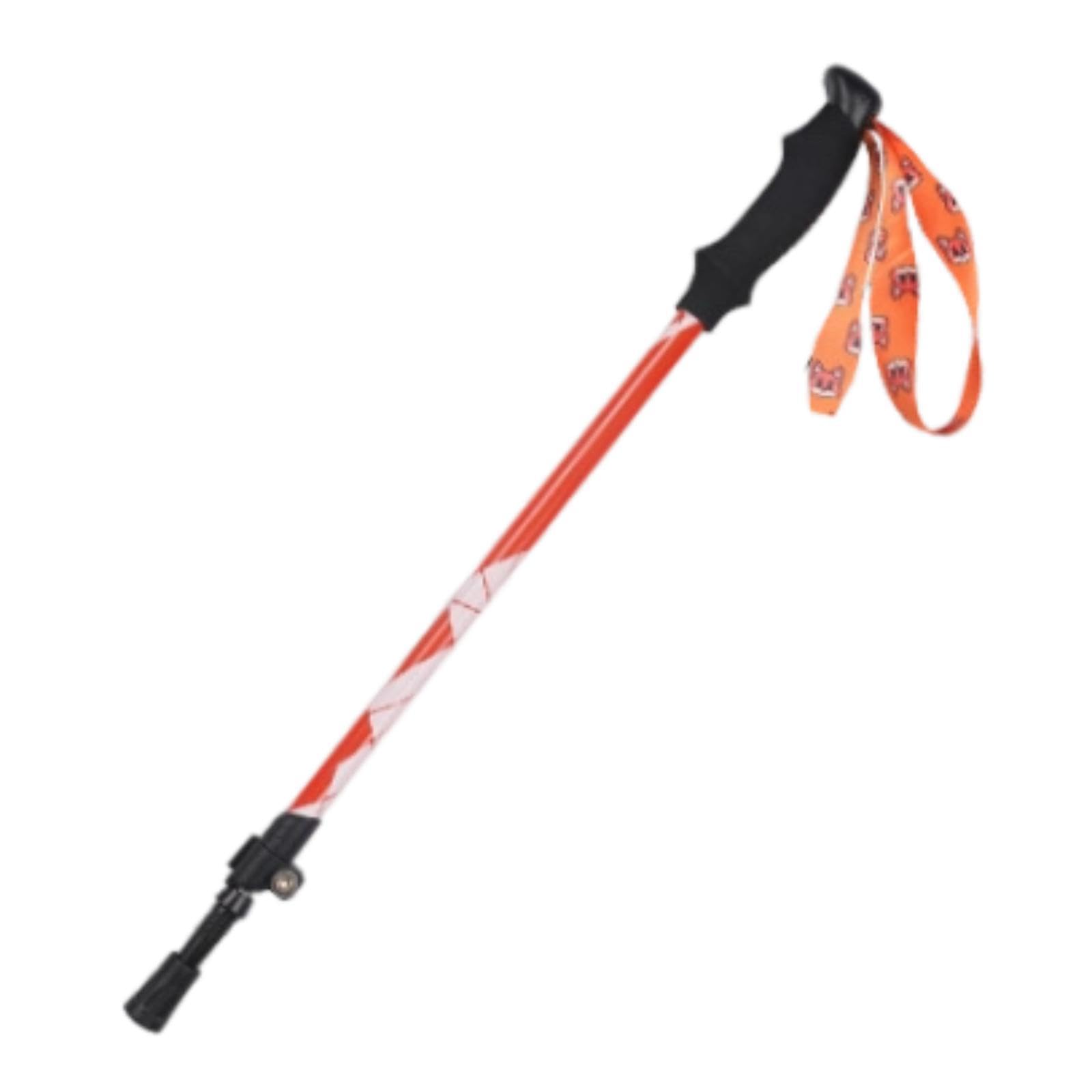 Telescopic Mountain Trekking Pole Walking Cane for Hiker Backpacker Climbing Orange|Sporting Goods | Outdoor Sports | & |1 Telescopic Trekking Pole-image-22