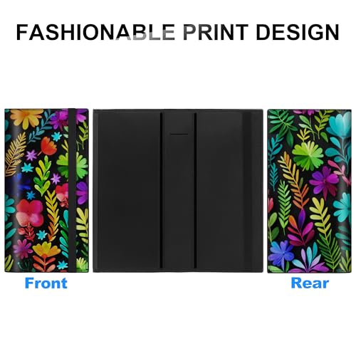Image of CASMONAL Checkbook Covers for Personal Checkbook Holder RFID Premium Vegan Leather Checkbook Cover for Duplicate Checks