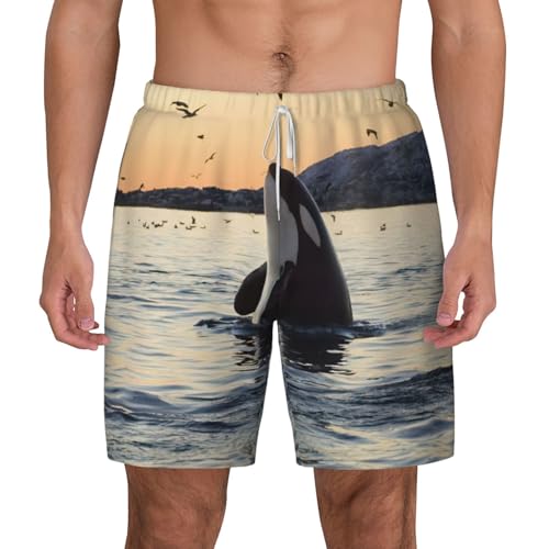 Short de bain respirant homme short de surf plage été imprimé