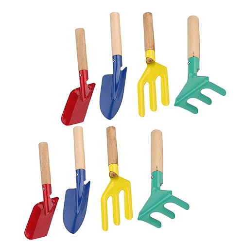 Toyvian 1 Juego Pala Paletas De Jardín Herramienta De Mano Recortadora Exterior Estante para Herramientas De Jardín Cobertura Cortasetos Bordeadora De Césped Llave Inglesa Mango De Madera