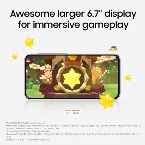 Samsung Galaxy A36 5G Smartphone, 128GB Storage, 6.7" AMOLED Display, 50MP Camera, Unlocked, Renewed - 2