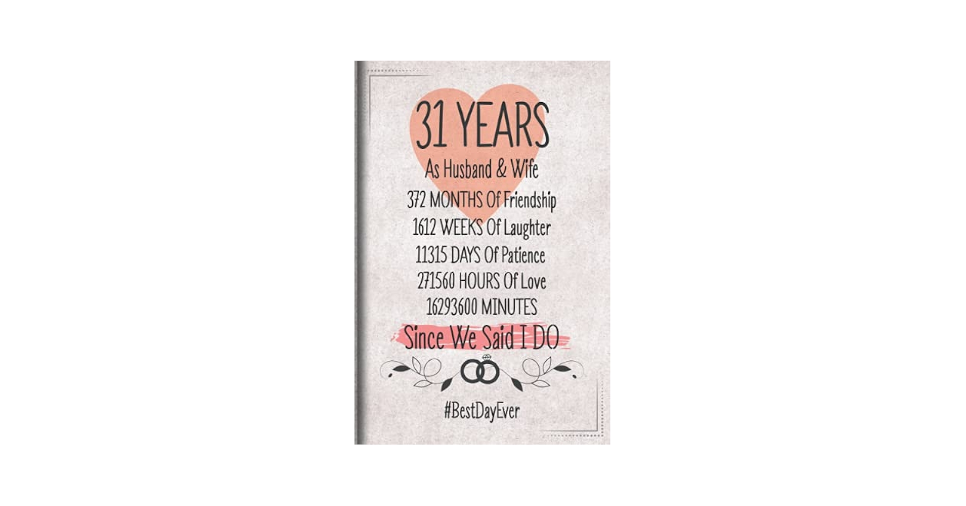 Happy 17th Anniversary!![水面下]２枚セット Amazon.com : TANWIH 31st Anniversary Card for Husband - 31