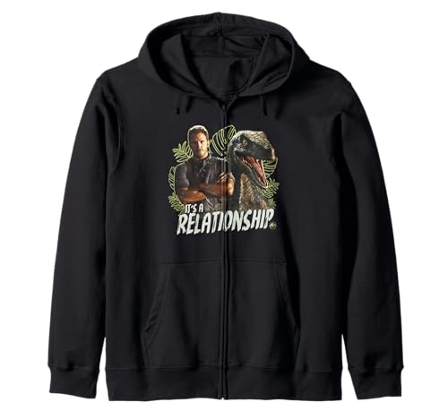Sweat Jurassic World Owen Raptor zippé idéal pour vos sorties décontractées en ville