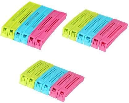 Jamboree Clip 3 Size Plastic Bag Pouch Clip (Set of 18, Multicolor)-picture-9