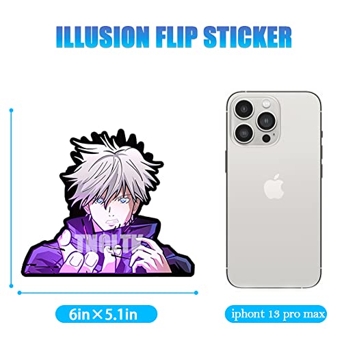 Image of 3D Motion Anime Car Decals Waterproof Stickers Anime Bumper Stickers for Car Automotive Laptop Window Skateboard Kids(J-3)
