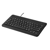 Kensington Wired iPad Keyboard with Lightning Connector (K72447WW),Black