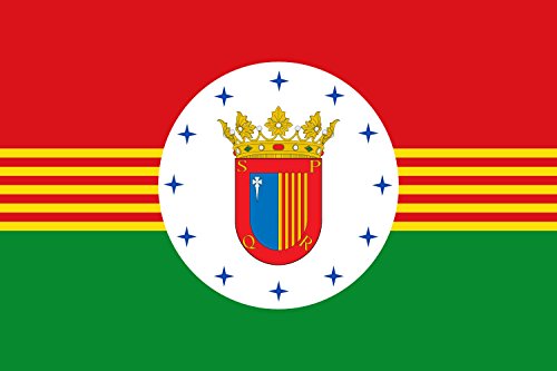 magFlags Bandera Large Sabiñánigo, en Huesca España | bandera horizontal | 1.35m² | 90x150cm
