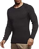 KOMBINIERMÖGLICHKEITEN: Der leichte elastische Herren Pulli mit Rundhalsausschnitt / Rundkragen passt sich jeder Alltagssituation an und kann in verschiedenen Styles kombiniert werden. Ein moderner und schöner Herren Strickpulli für Frühling, Herbst, Winter sowie für kalte Sommer-Tage.