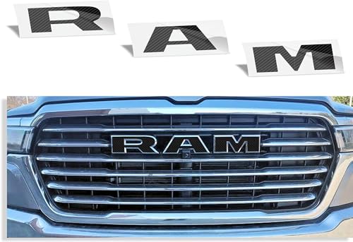RAM Grille Emblem Overlay Decal Stickers 2025-2026 Ram 1500