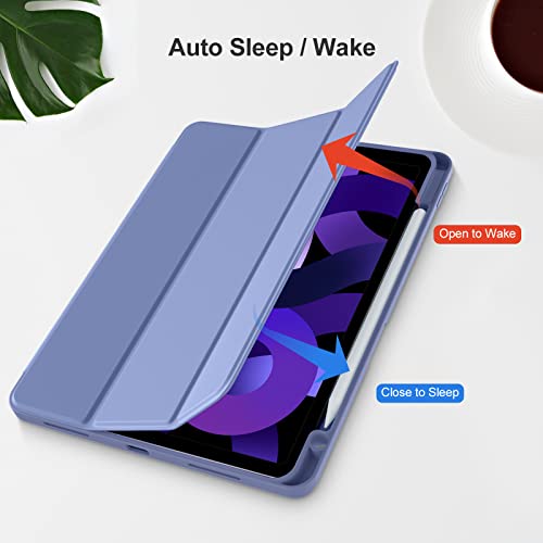 Image of Akkerds for iPad Air 11 Inch Case M4 /M3 /M2,Air 5th /4th Gen 10.9,BluePurple