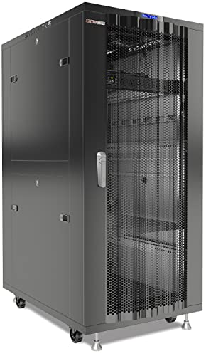 Sysracks Floor-Standing Server Rack Cabinet Series, 24-32 (DEPTH-24, 32U (24" W × 24" D × 67" H))