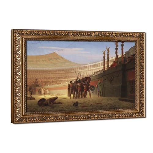 Impression toile Jean Leon Gerome Hail Caesar idée cadeau décoration murale bureau