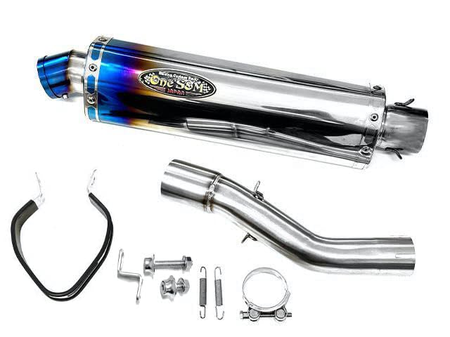 Amazon | W2‐181TL 純正エキパイ専用 50.8mm 50.8φ マフラー 中間 