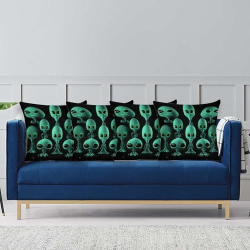 Housse de coussin extraterrestres à fermeture éclair pour changer de déco - 5