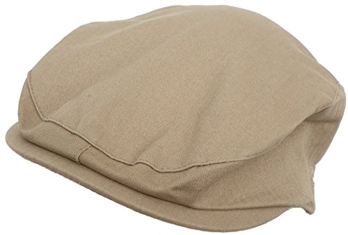 Headchange 100% Cotton Ivy Scally Cap (Khaki)