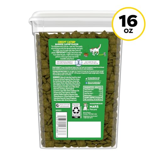 Temptations Classic Crunchy and Soft Cat Treats, Creepy Catnip, 16 oz - image 9