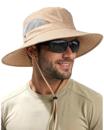 FURTALK Men's Wide Brim Bucket Sun Hat