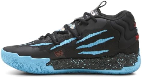 PUMA Tênis de basquete masculino Mb.03 Blue Hive - Preto, Preto